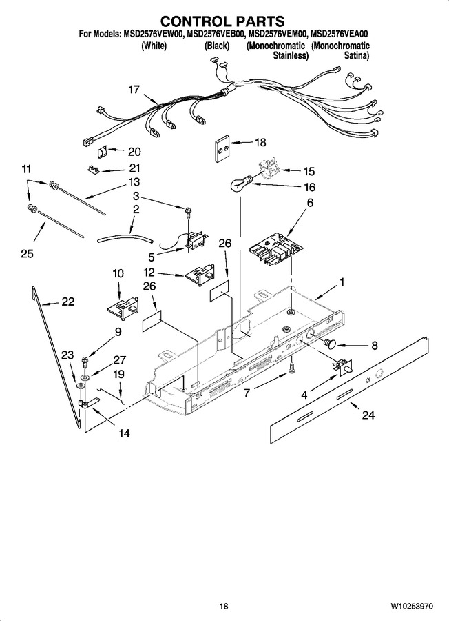 Diagram for MSD2576VEW00