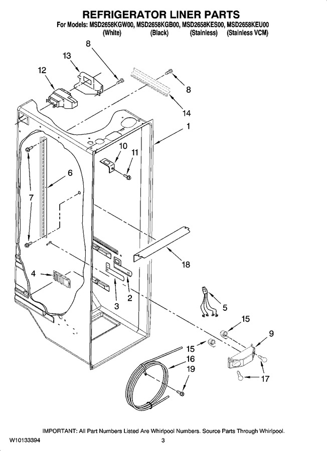 Diagram for MSD2658KGW00