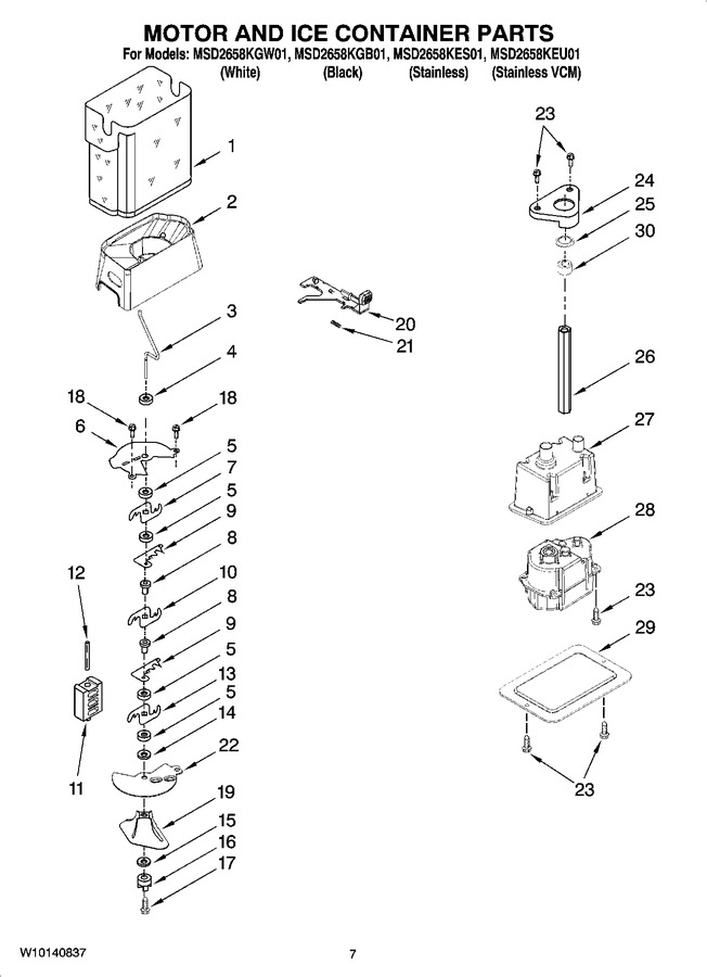 Diagram for MSD2658KES01