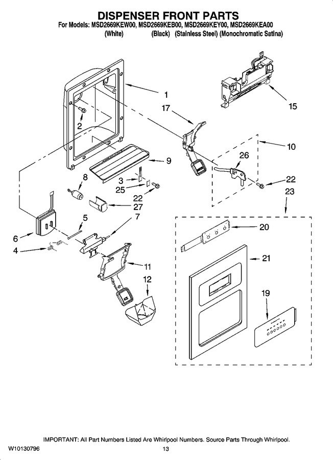 Diagram for MSD2669KEY00