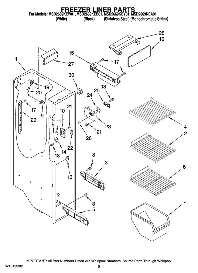 Diagram for MSD2669KEY01