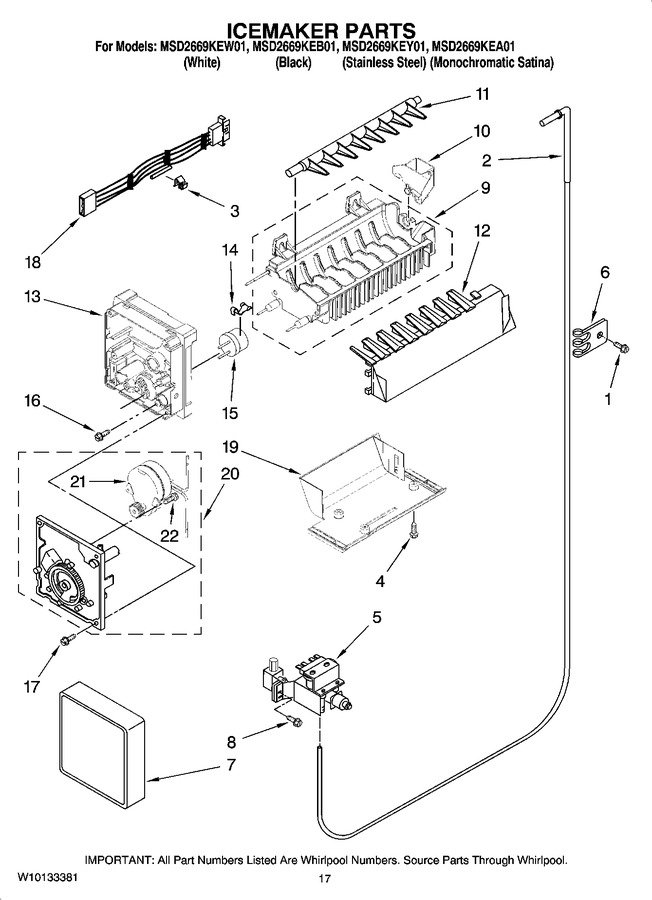 Diagram for MSD2669KEY01