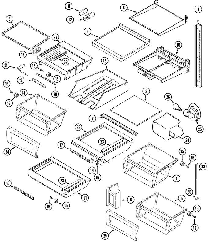 Diagram for MSD2957AEW