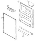 Diagram for 10 - Fresh Food Inner Door