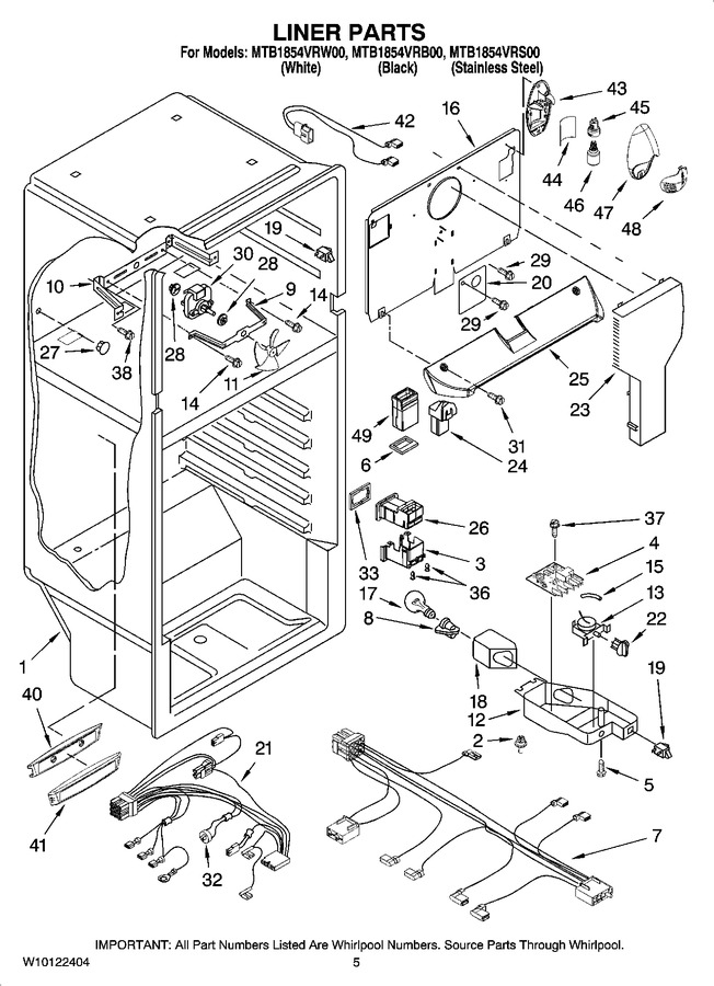 Diagram for MTB1854VRW00