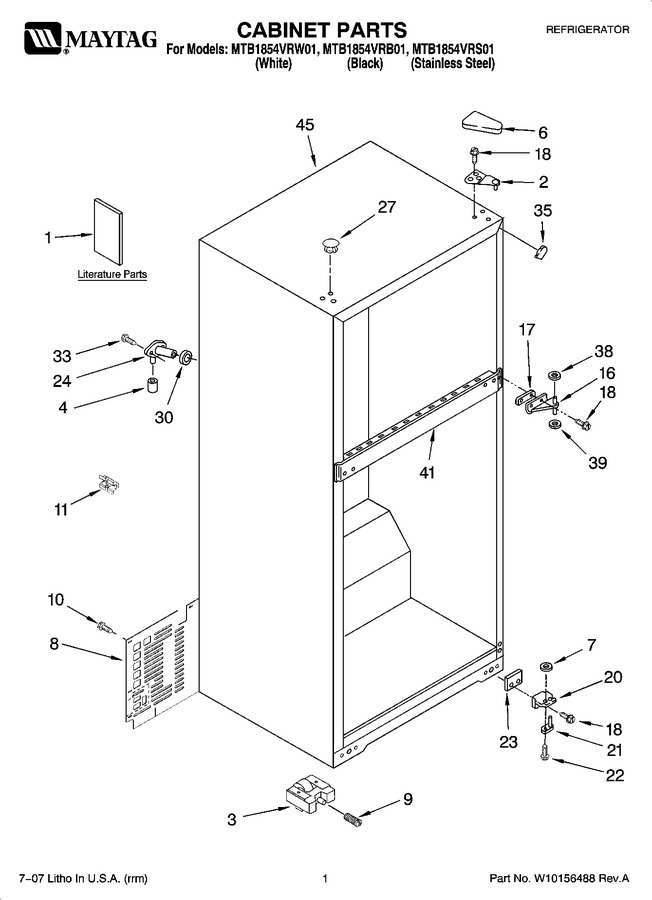 Diagram for MTB1854VRW01