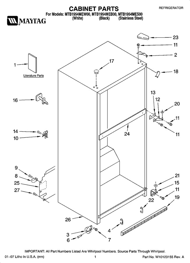 Diagram for MTB1954MES00