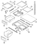 Diagram for 09 - Shelves & Accessories (bisque)