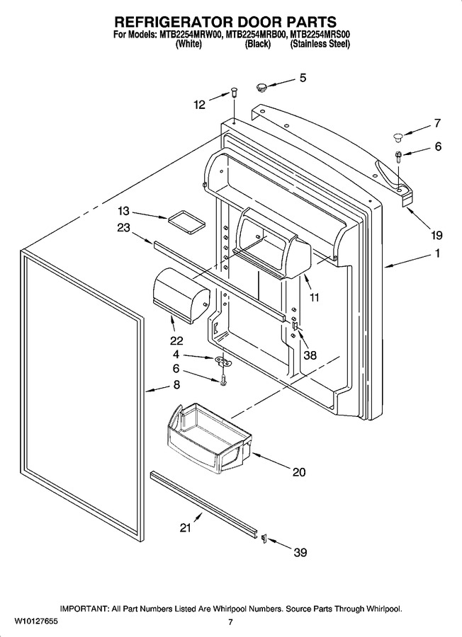 Diagram for MTB2254MRW00