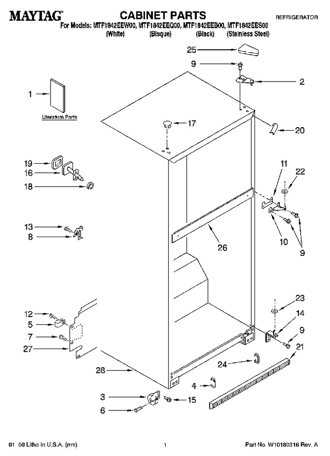 Diagram for MTF1842EEQ00