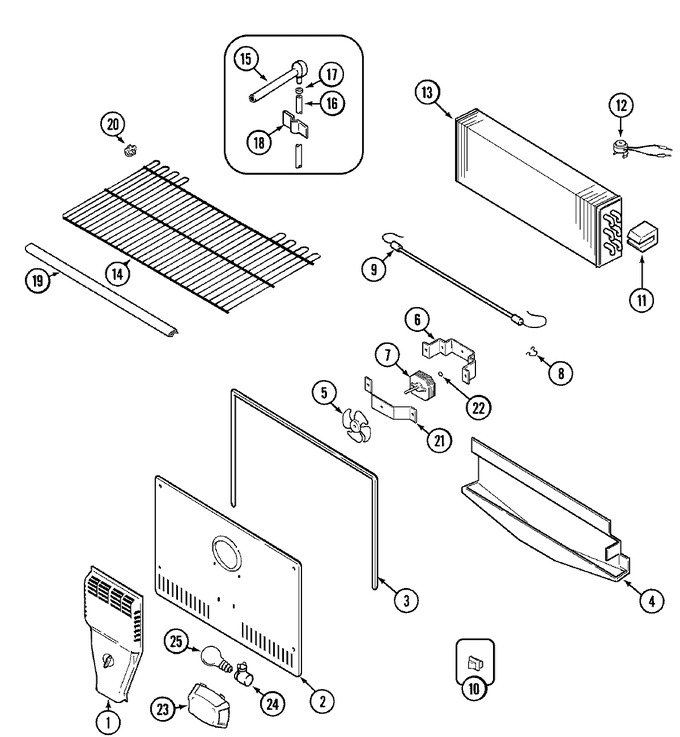 Diagram for MTF2155ERW