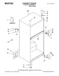 Diagram for 01 - Cabinet Parts