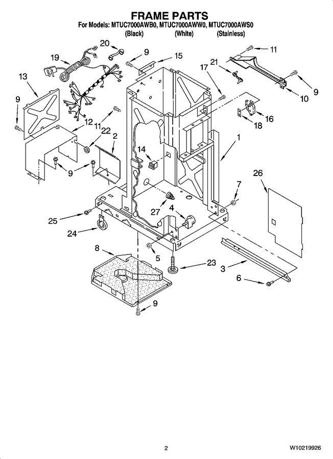 Diagram for MTUC7000AWW0