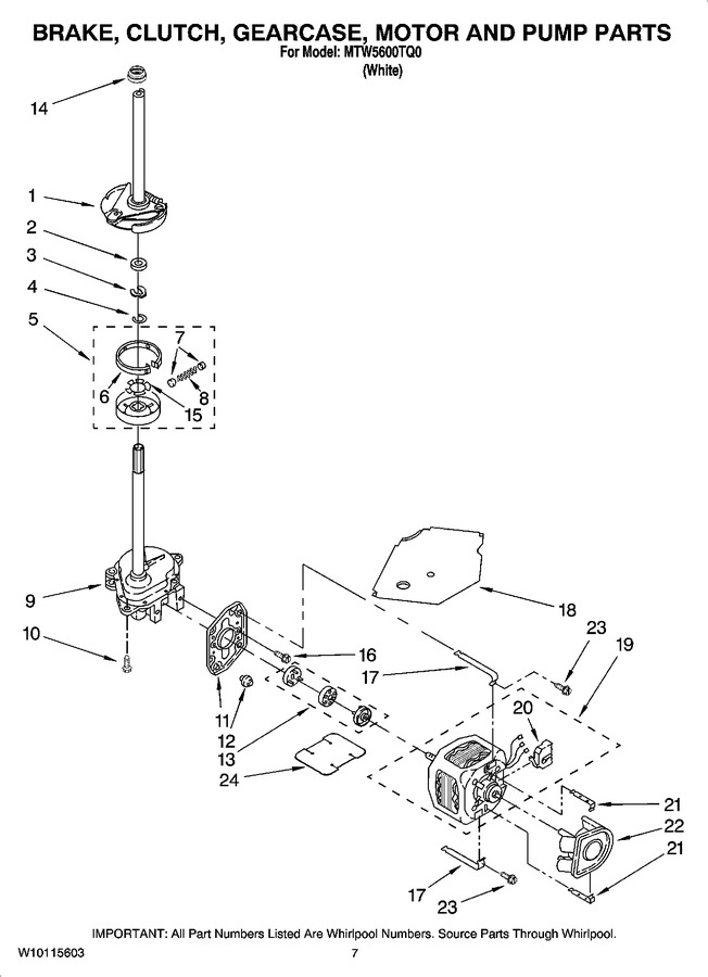 Diagram for MTW5600TQ0