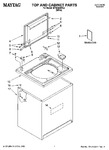 Diagram for 01 - Top And Cabinet Parts