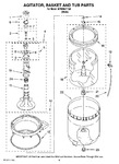 Diagram for 03 - Agitator, Basket And Tub Parts