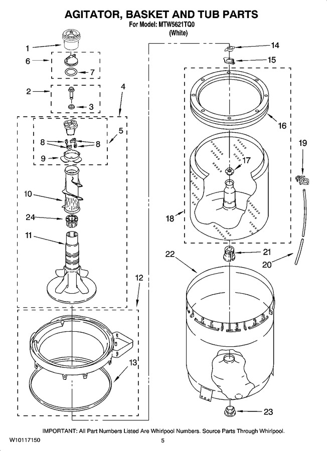 Diagram for MTW5621TQ0