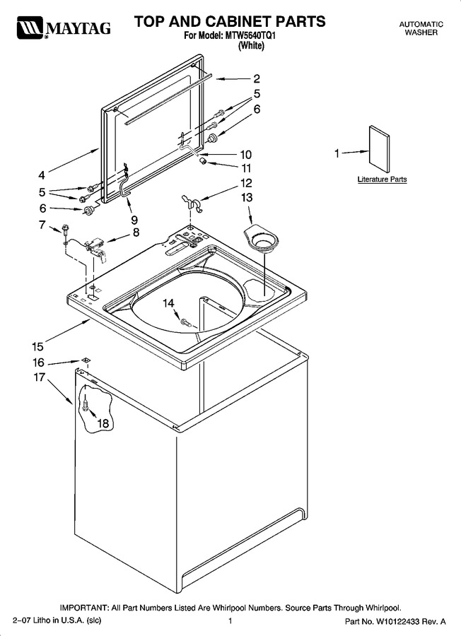 Diagram for MTW5640TQ1