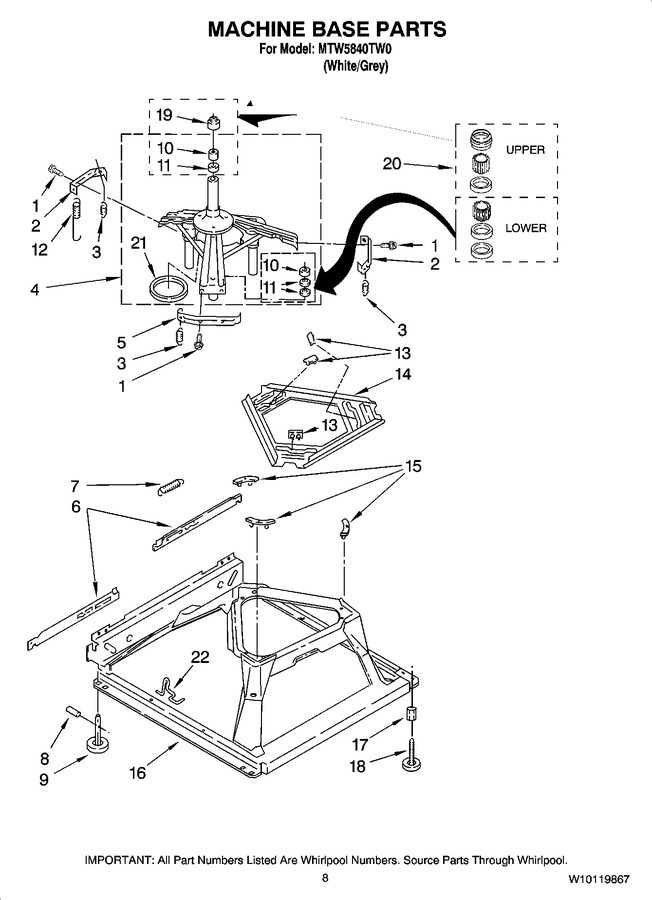 Diagram for MTW5840TW0