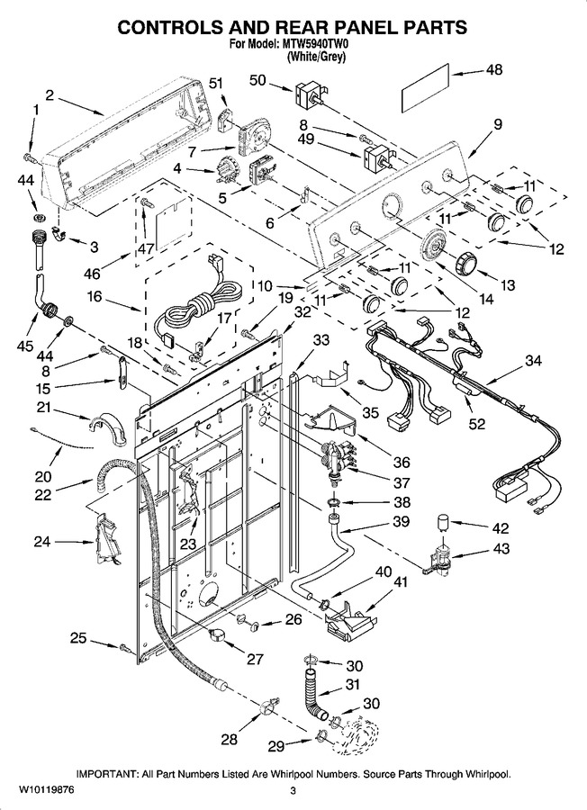 Diagram for MTW5940TW0