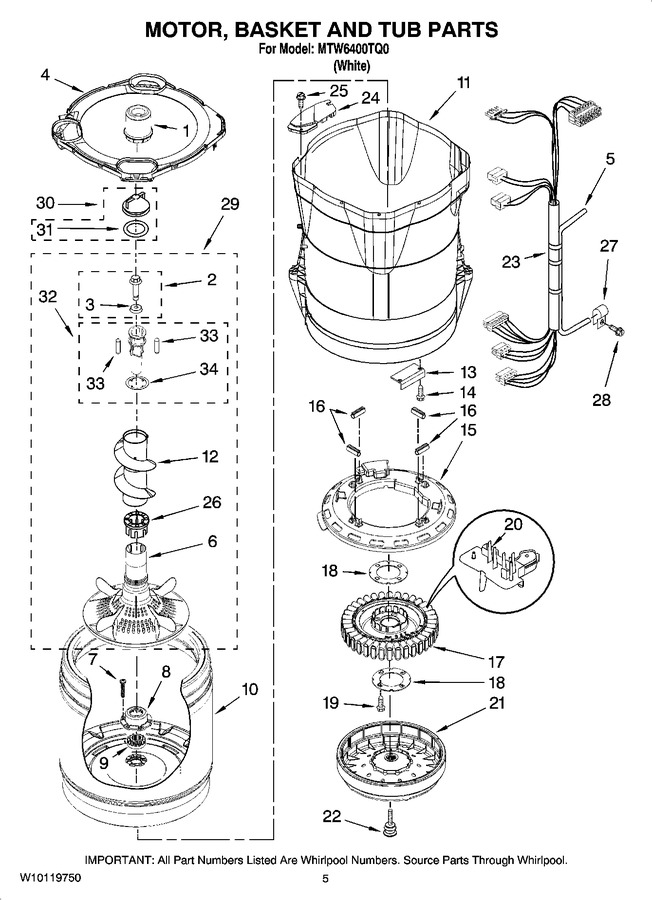 Diagram for MTW6400TQ0