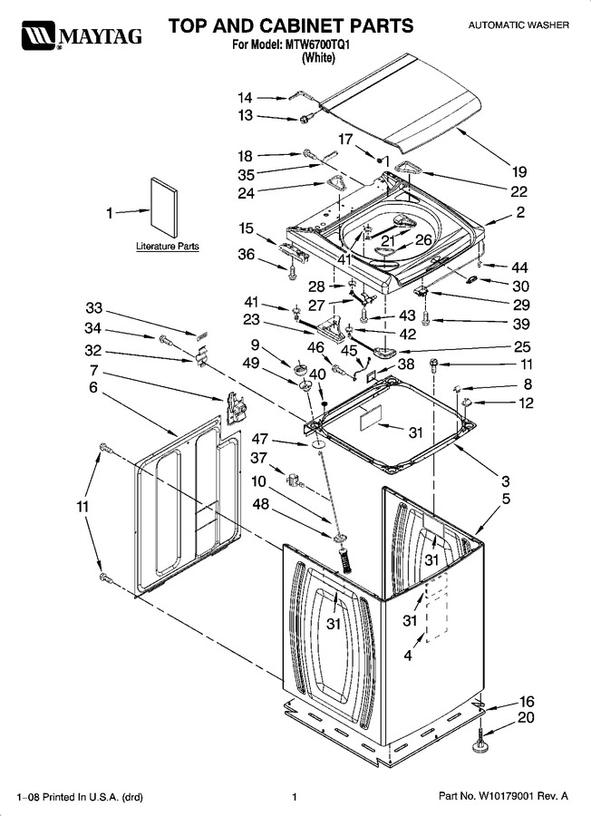 Diagram for MTW6700TQ1