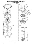 Diagram for 03 - Motor, Basket And Tub Parts