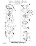 Diagram for 03 - Motor, Basket And Tub Parts