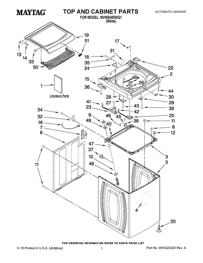 Diagram for MVWB450WQ1