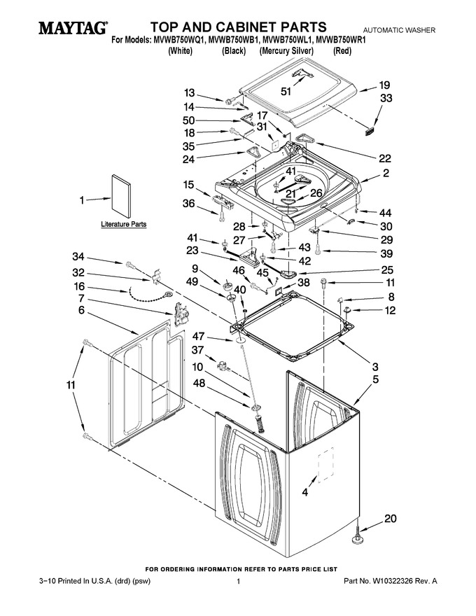 Diagram for MVWB750WB1