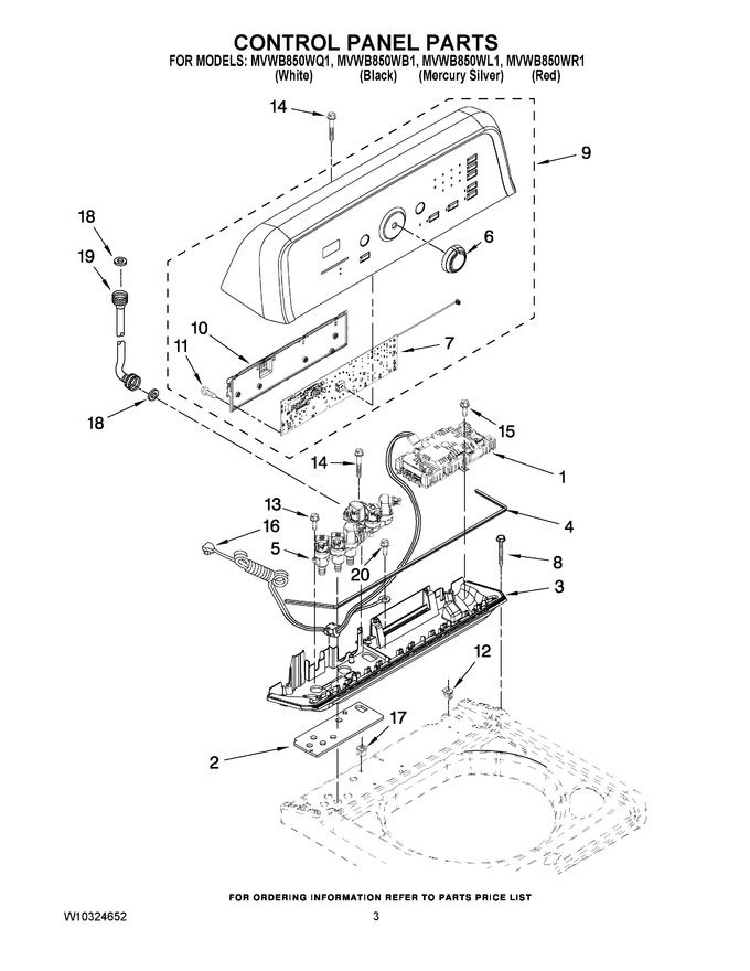 Diagram for MVWB850WB1