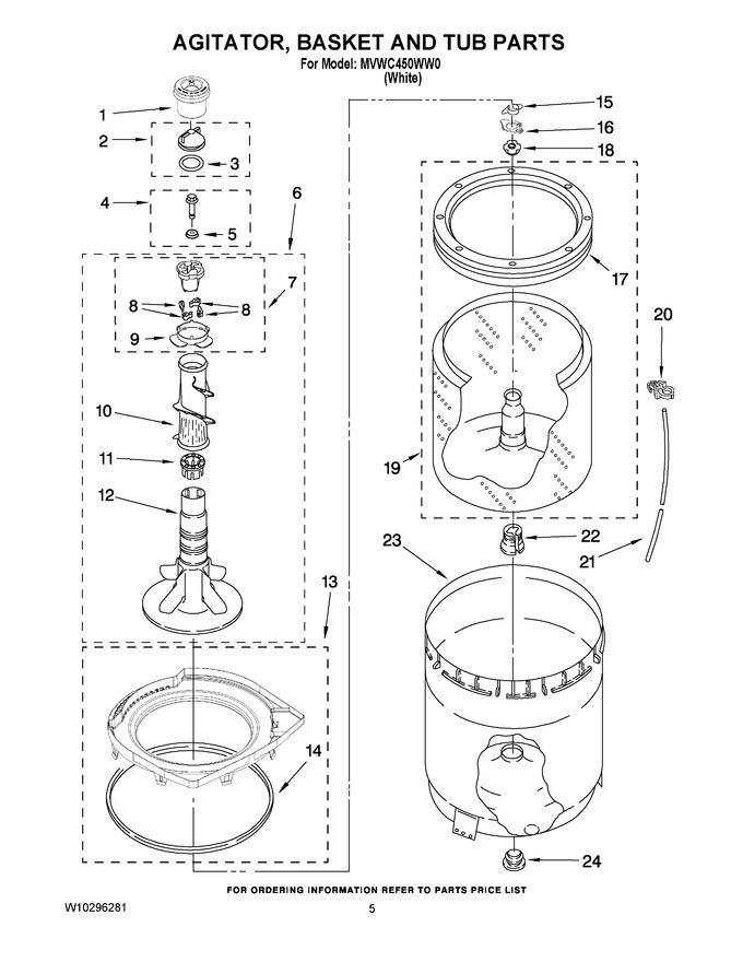 Diagram for MVWC450WW0