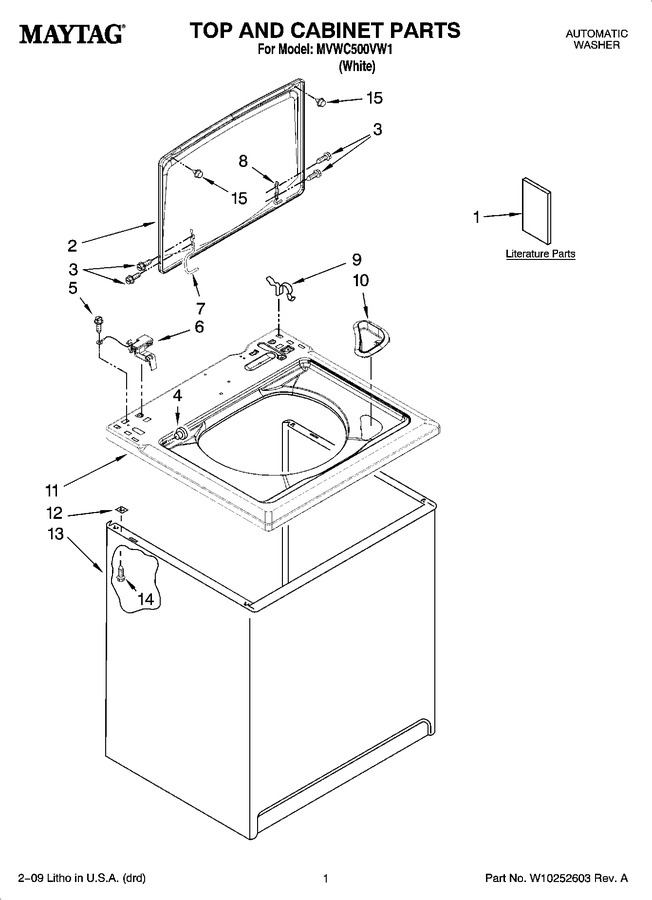 Diagram for MVWC500VW1