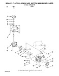 Diagram for 04 - Brake, Clutch, Gearcase, Motor And Pump Parts