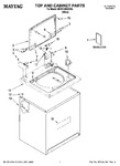 Diagram for 01 - Top And Cabinet Parts