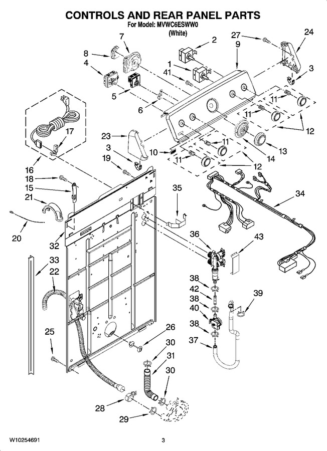 Diagram for MVWC6ESWW0