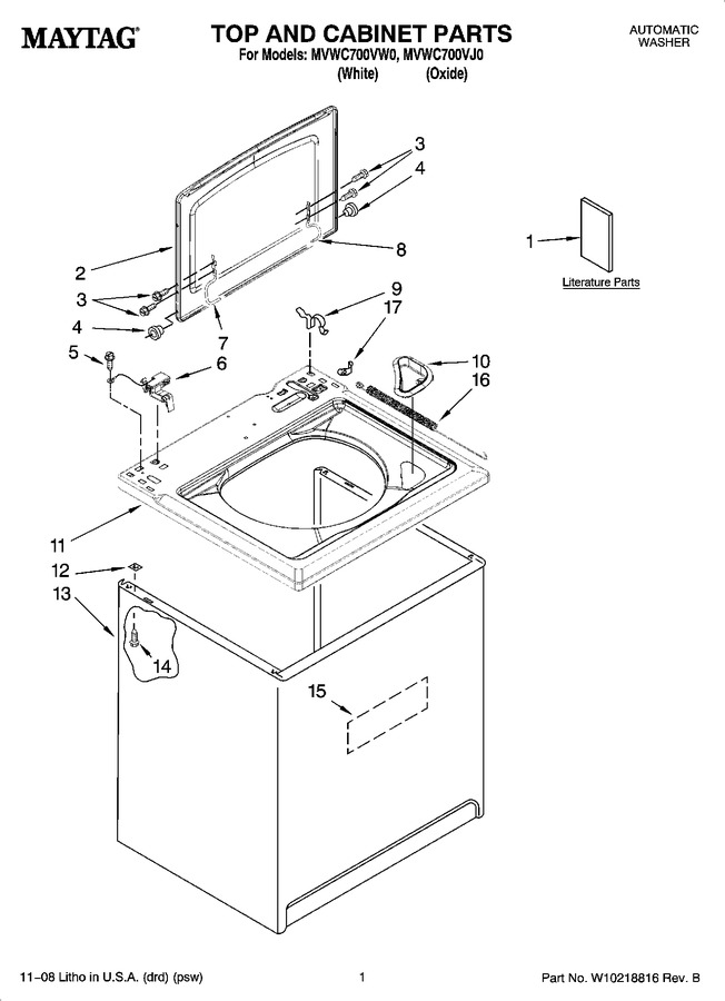 Diagram for MVWC700VJ0