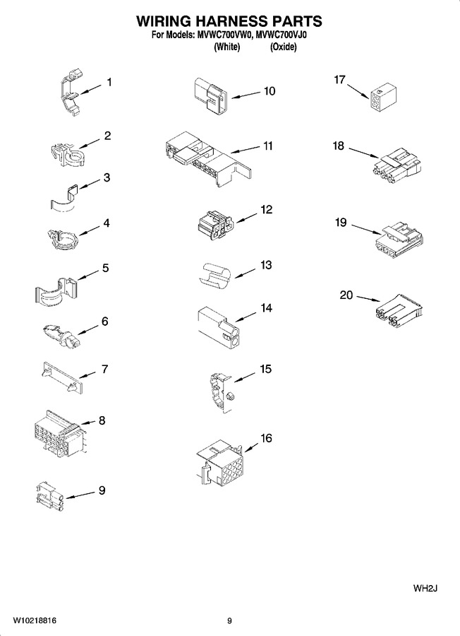 Diagram for MVWC700VJ0