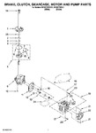 Diagram for 04 - Brake, Clutch, Gearcase, Motor And Pump Parts