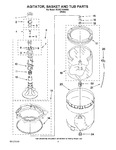 Diagram for 03 - Agitator, Basket And Tub Parts