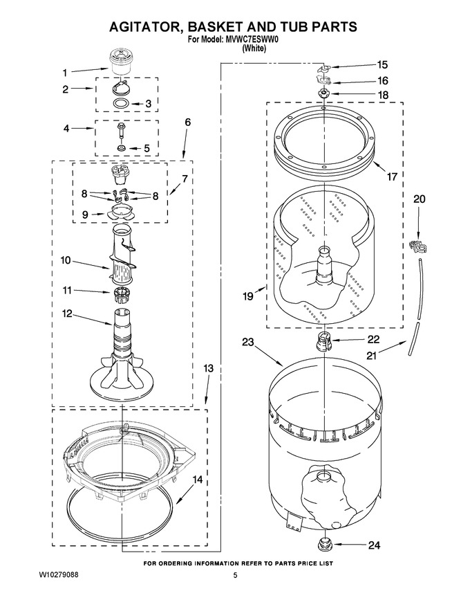 Diagram for MVWC7ESWW0