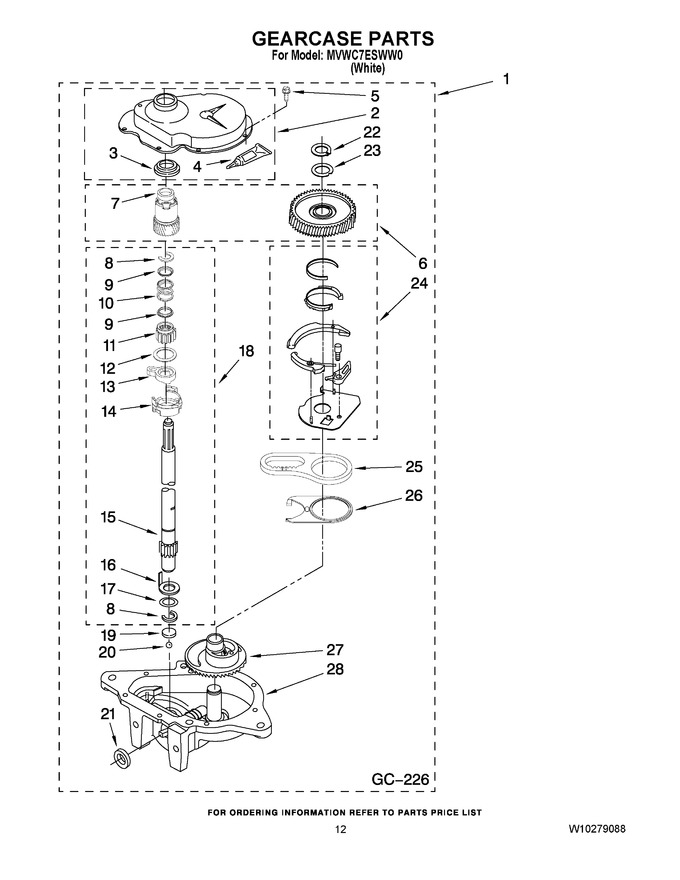 Diagram for MVWC7ESWW0