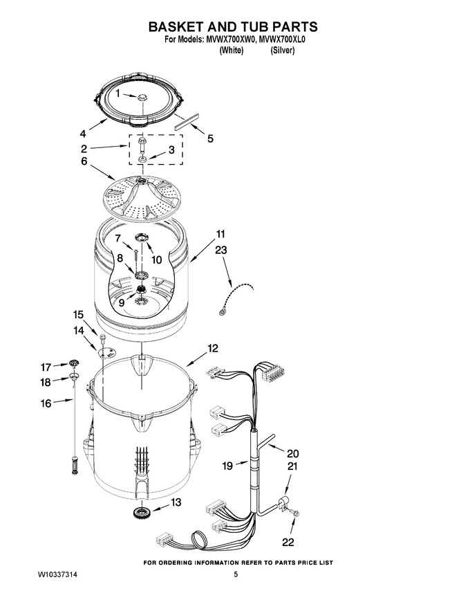 Diagram for MVWX700XW0