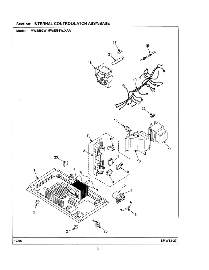 Diagram for MW1150WA