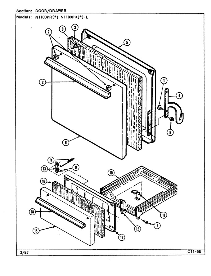 Diagram for N1100PRW