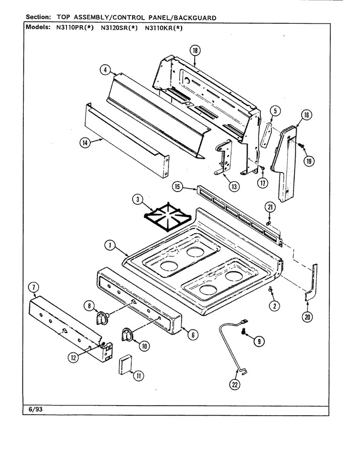 Diagram for N3110PRW