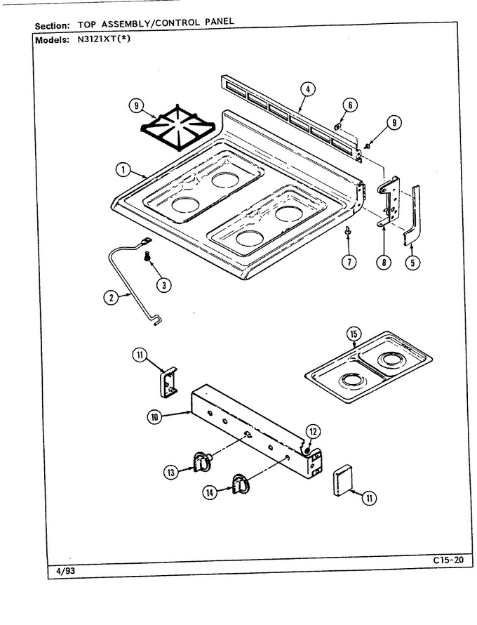 Diagram for N3121XTW