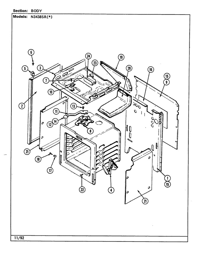 Diagram for N3438SRW