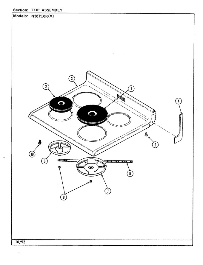 Diagram for N3875XRA