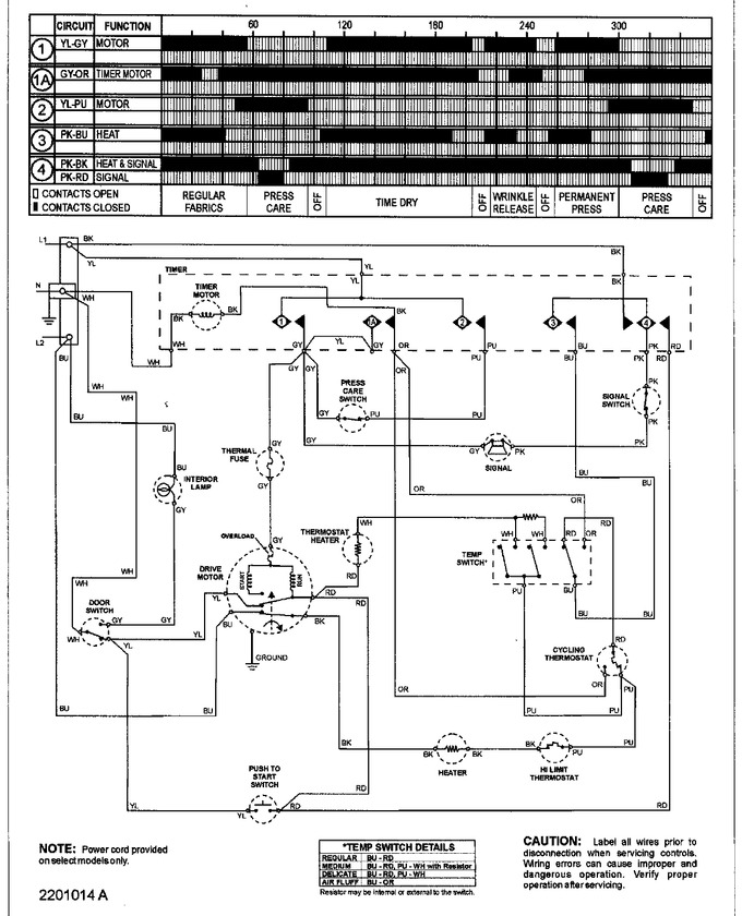 Diagram for NDE7800AYW